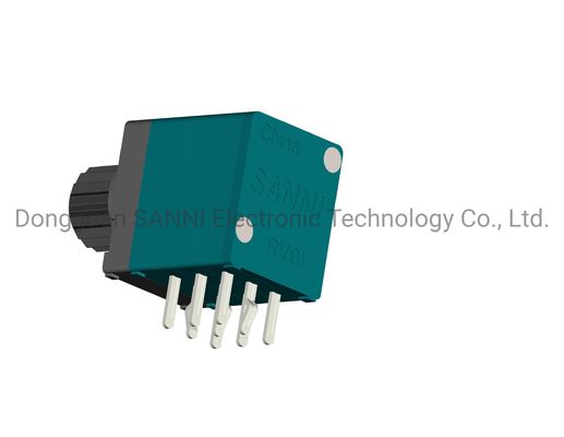 RV97P1A0 Square Rotary Potentiometer Three Units Insulated Shaft Sealed