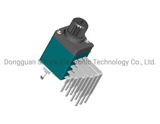 Four Unit Rotary Potentiometer Vertical Type Square Shape RV97P2B0