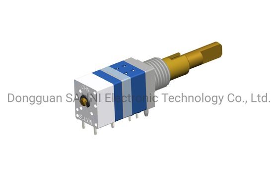 Double Shaft Absolute Rotary Encoder 16 Bit Integrated Six Gang