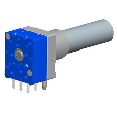 16 Dedent Rotary Pulse Encoder Metal Shaft Sealed With 20000 Cycles