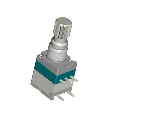 Rotary Potentiometer Device Single Or Dual Gang PCB Lug Terminal ±20% Resistance Tolerance