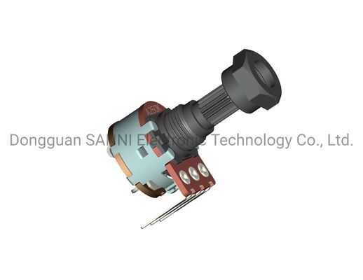 6-20mm Rotary Potentiometer Shaft Length Single Or Dual 0.05W Insulated Resistor