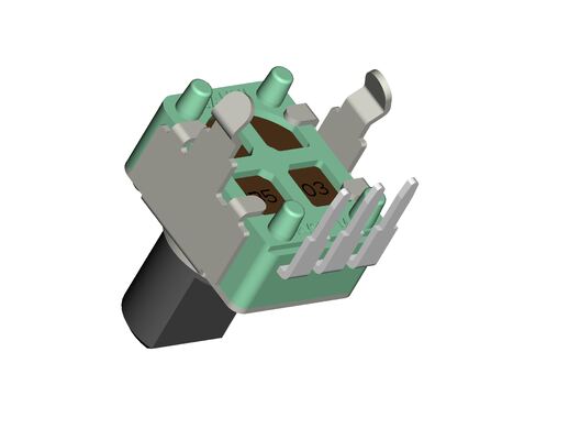 Through Hole DIP Mount Rotary Potentiometer Plastic Metal Power Rating 0.05W Precision Component for Electronic Circuits
