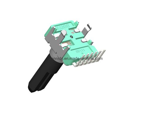 Plastic and Metal Rotary Potentiometer Temperature Range Minus 25 to 85 Degrees Celsius Rotational Life 10 Suitable for Electronic Control Panels