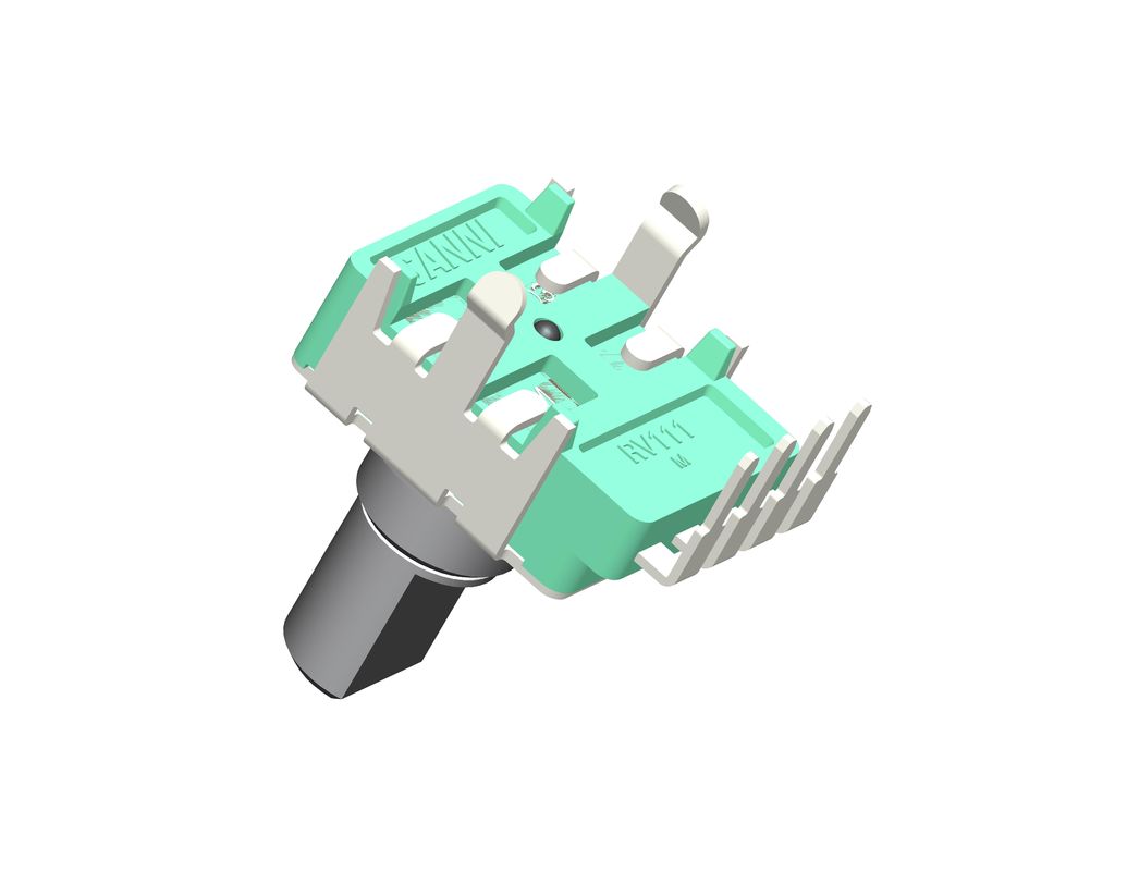 Mono Adjustable Plastic/Metal Rotary Potentiometer 6mm Shaft 300Ω-3MΩ Resistance Round/Flat Shaft Type