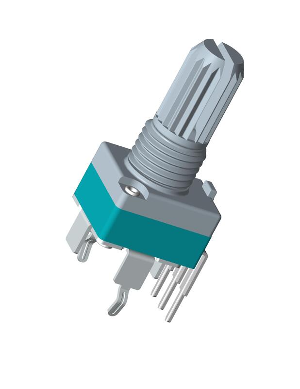 Dielectric Strength 500VAC Rotary Voltage Divider Potentiometer 9mm Electrical Component for Voltage Control and Adjustment